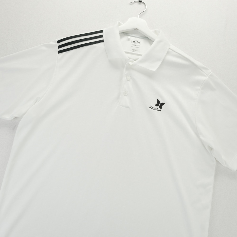 Adidas Golf ClimaCool Kapalua Butterfly Polo Shirt White Mens Large P75975